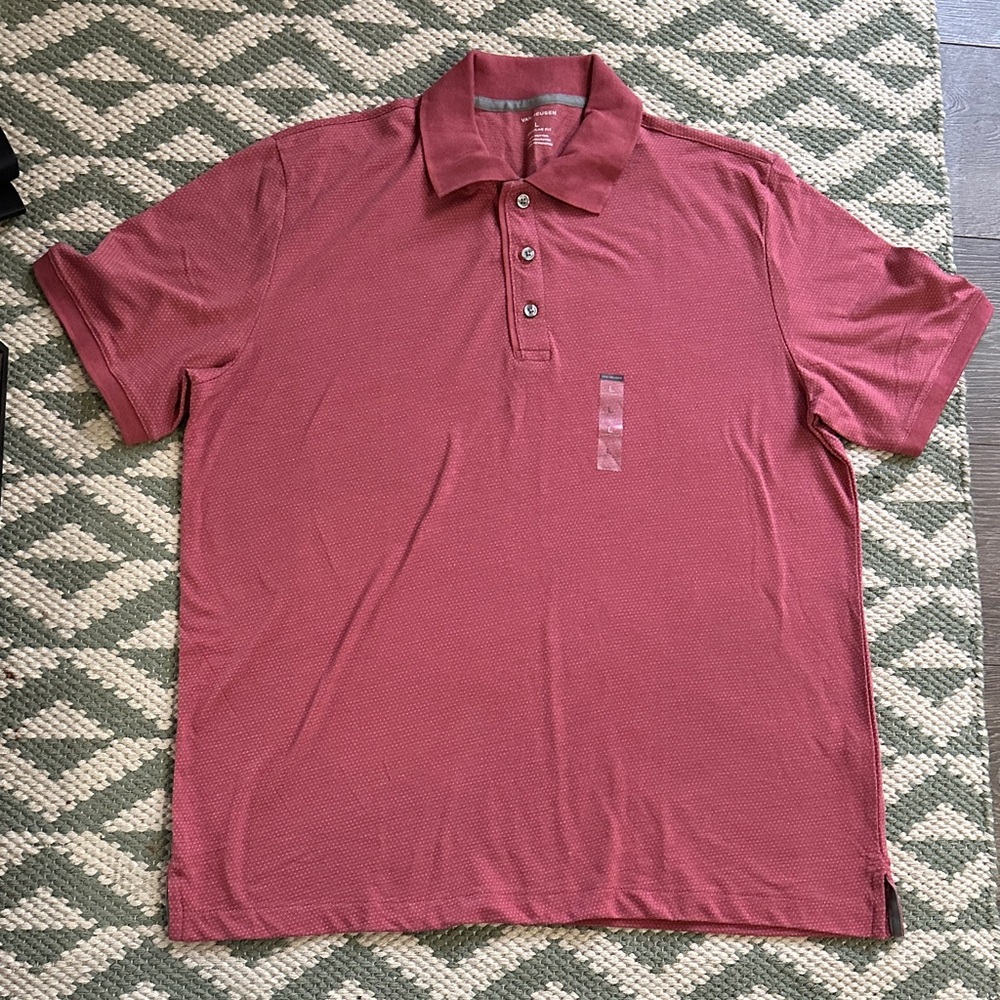 Van Heusen pink Polo Shirt